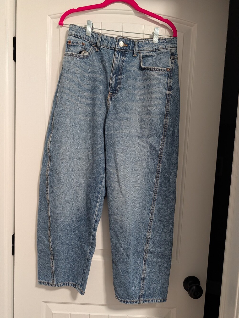Zara Light Blue Boyfriend Jeans